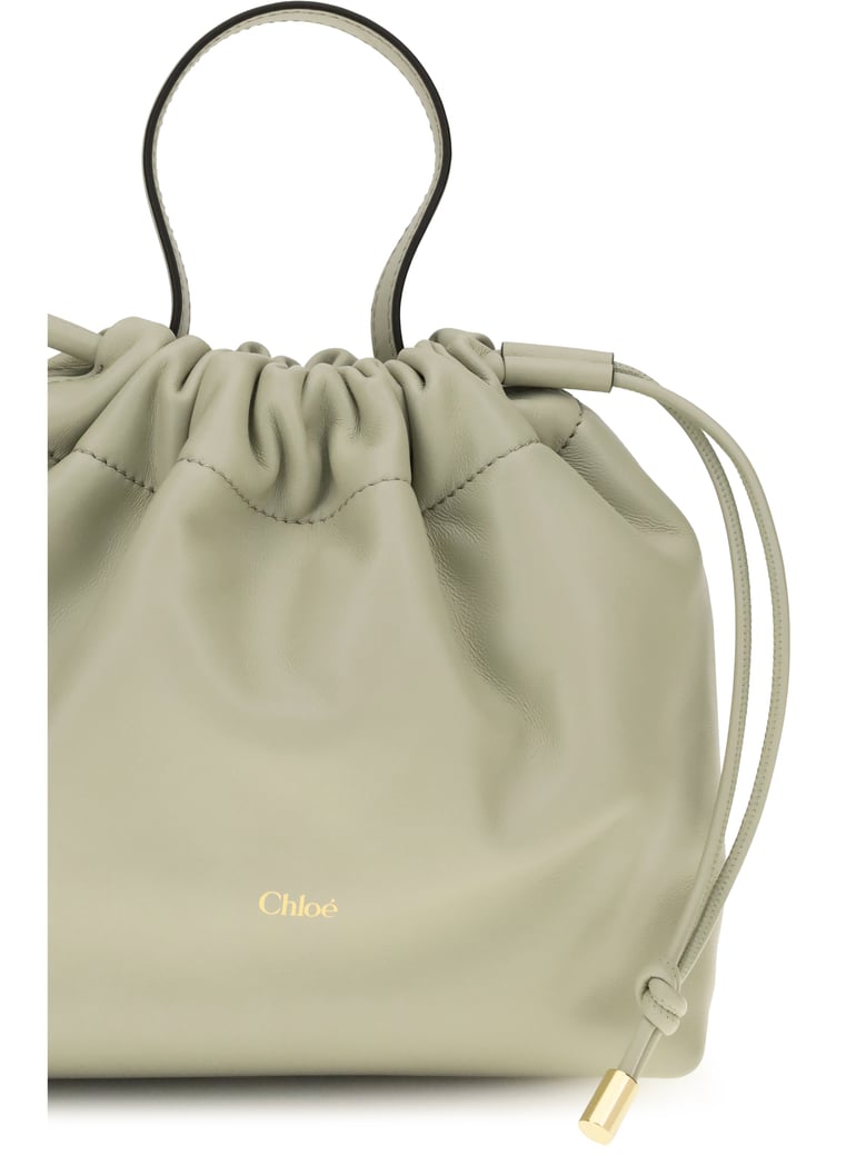 leather shoulder bag icons jade grey by Selfnex