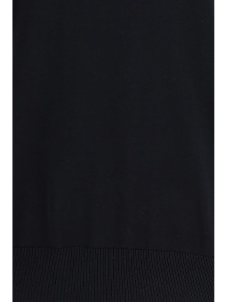 t-shirt cotton knit black by Selfnex
