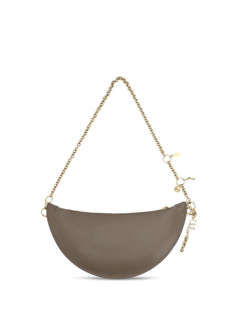 shoulder bag icons deep taupe by Selfnex