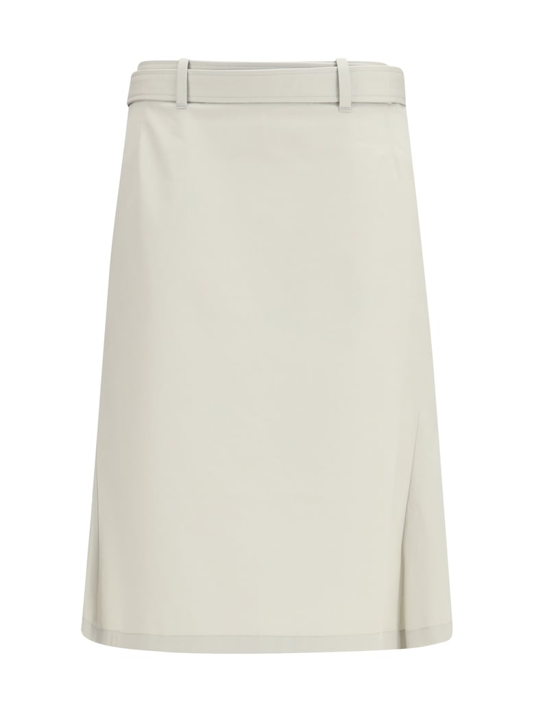 utility skirt light grey by Selfnex