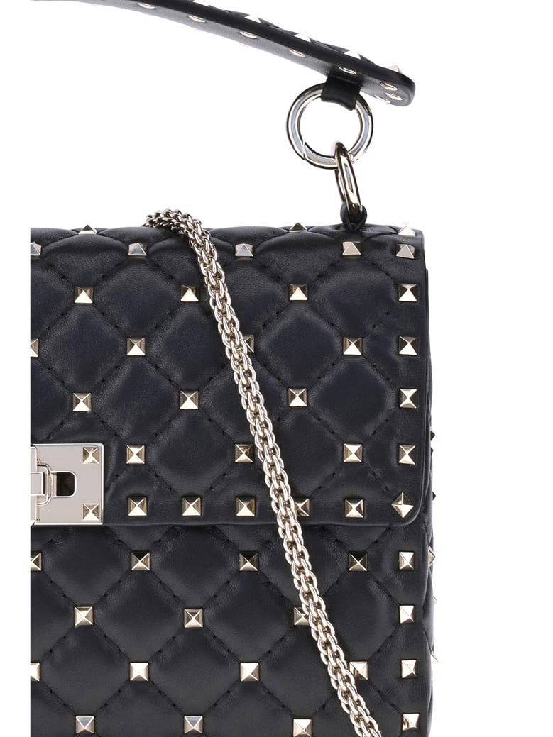 medium shoulder bag rockstud spike black by Selfnex