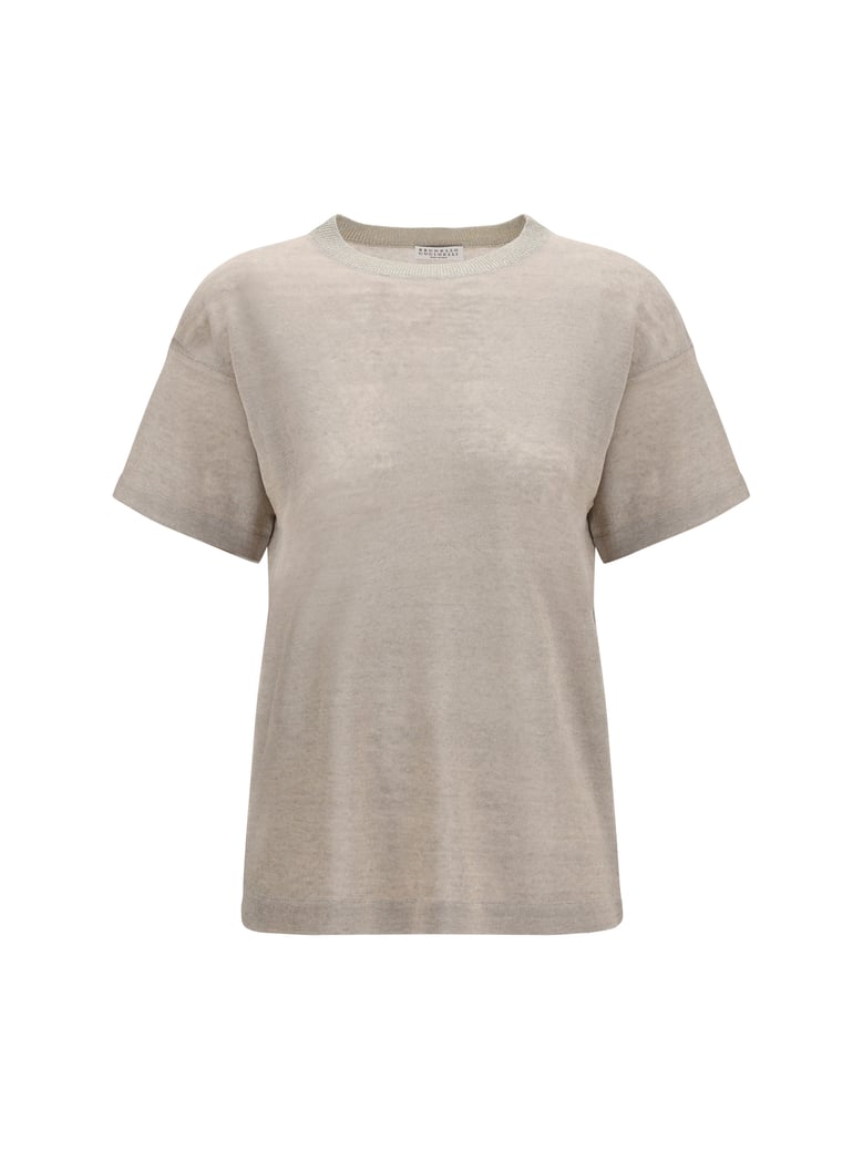 t-shirt crewneck short-sleeve linen by Selfnex