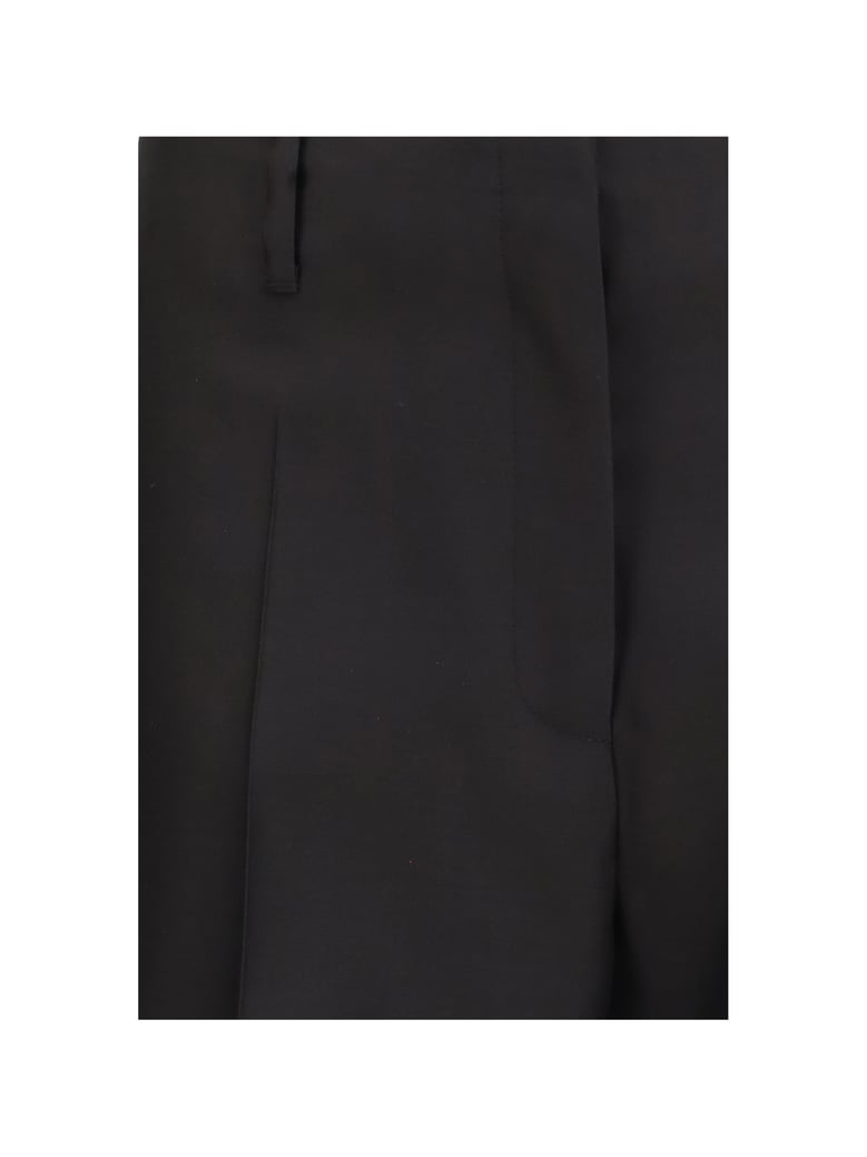trousers cropped tailored black by Selfnex