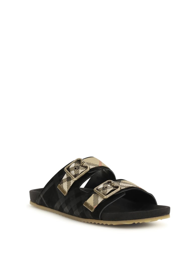 sandals urchin suede black by Selfnex