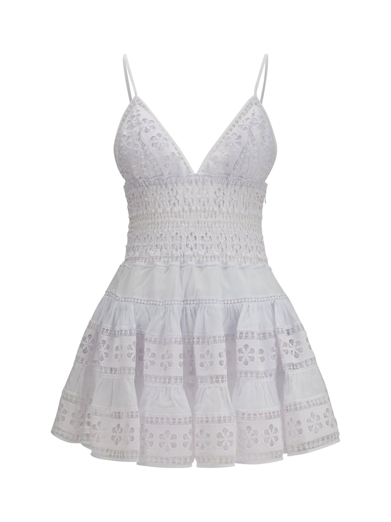 dress isca short white by Selfnex