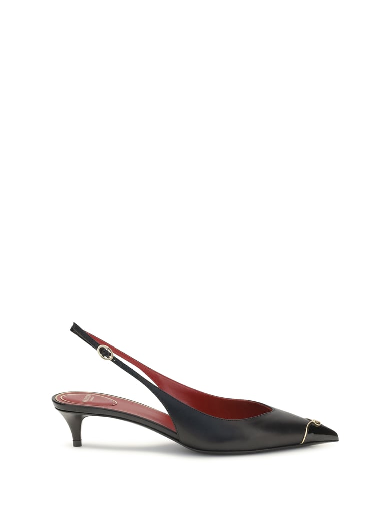 pumps vlogo signature black calf leather by Selfnex