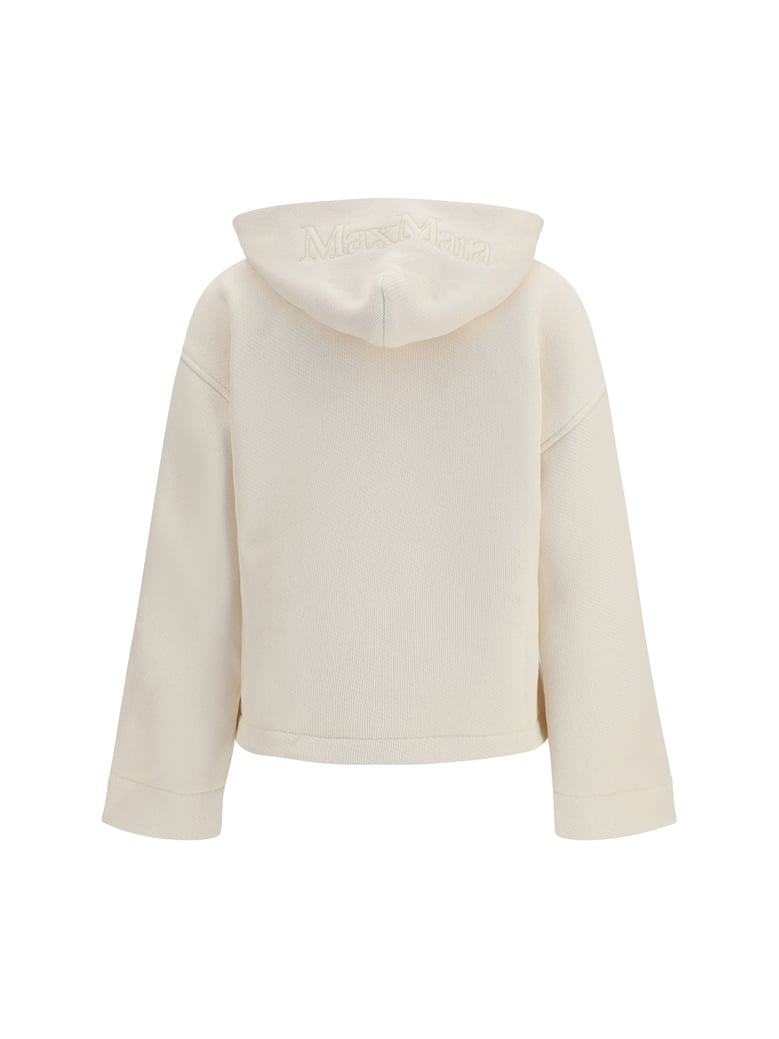 hooded sweatshirt ivory by Selfnex