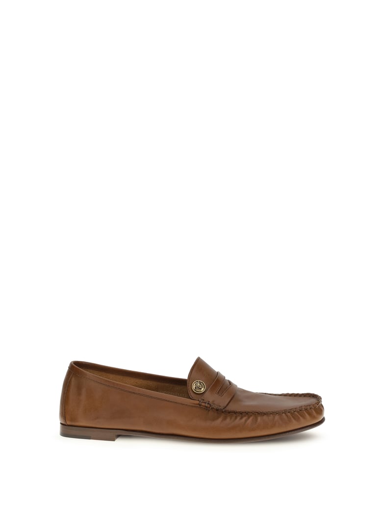 leather loafers rovere-gold by Selfnex