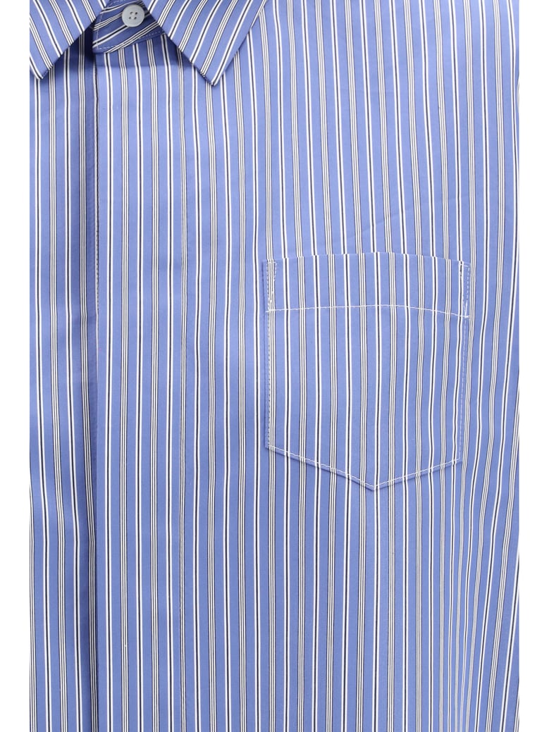 shirt poplin blue stripe by Selfnex