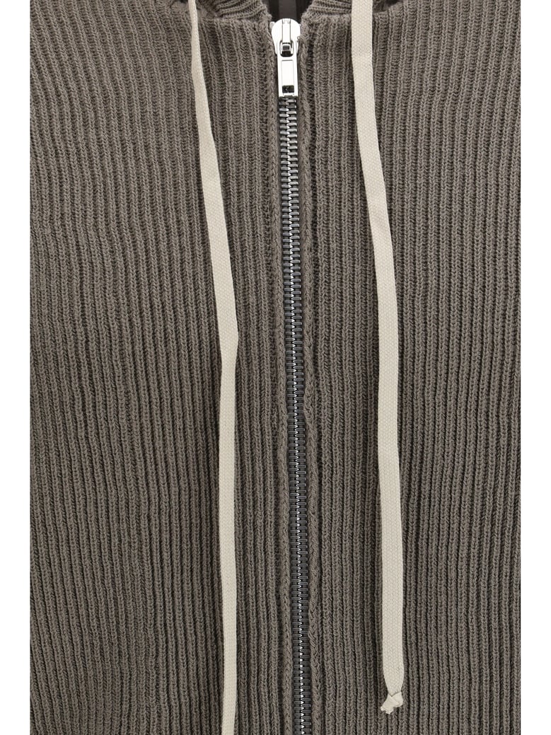 hoodie ribbed virgin wool dust by Selfnex