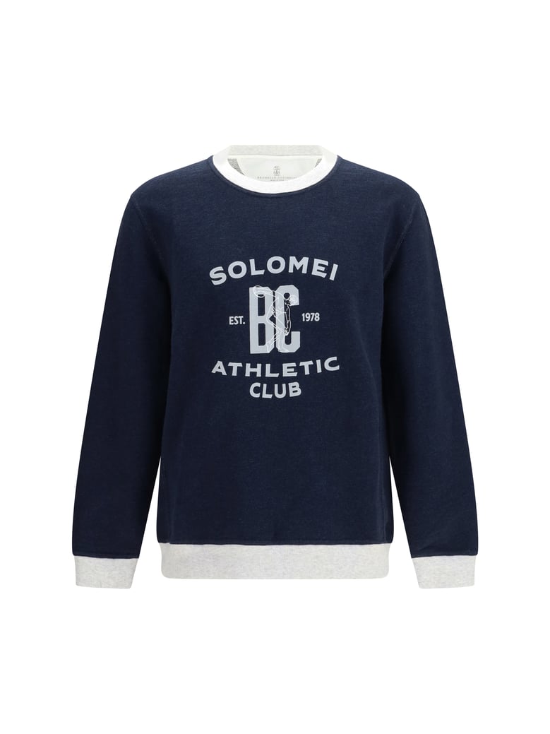 long sleeve sweatshirt navy/pearl by Selfnex