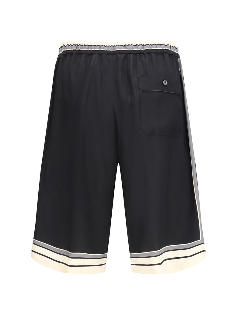 drawstring shorts black by Selfnex