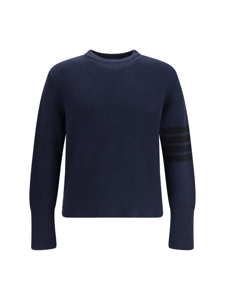 sweater 4-bar navy by Selfnex