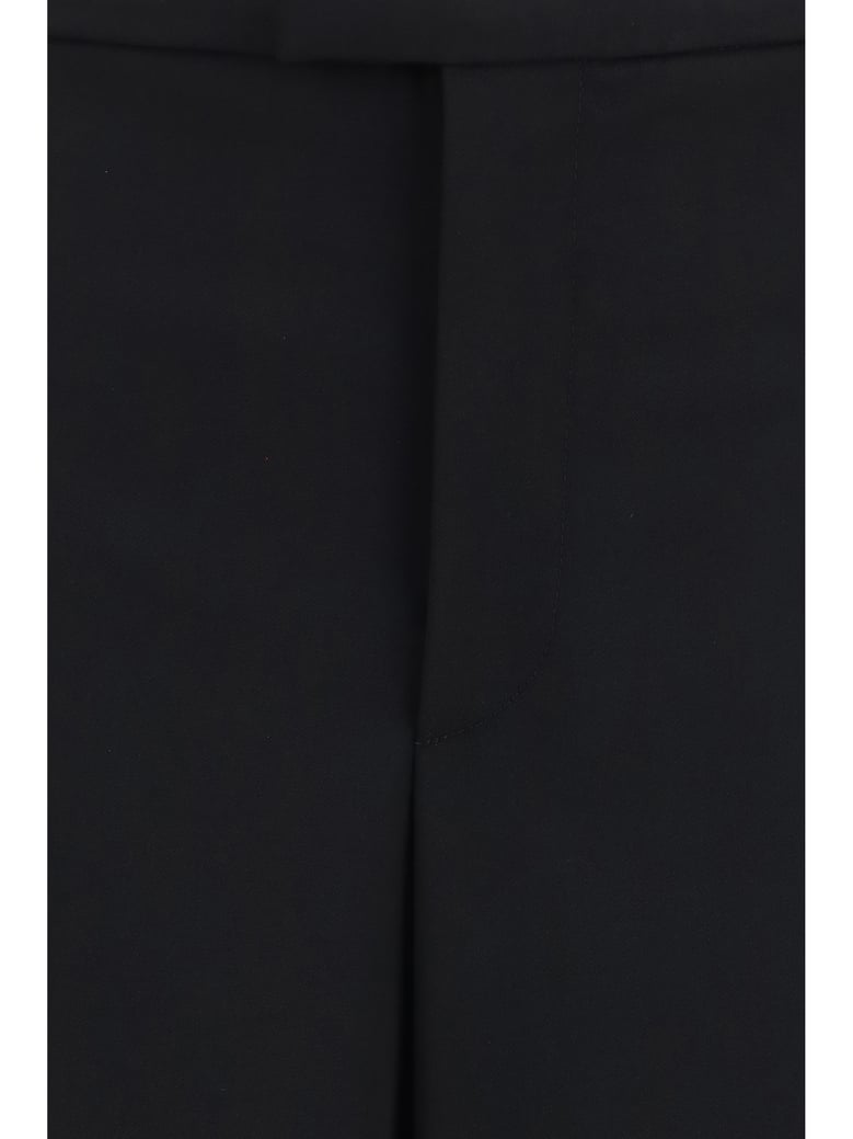pants lightweight wool black by Selfnex