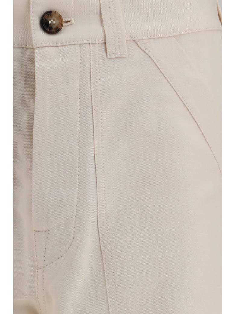 trousers linen off-white by Selfnex