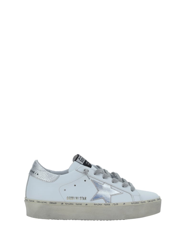 sneakers hi star white/silver by Selfnex