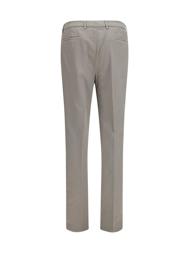chino pants cotton blend khaki by Selfnex