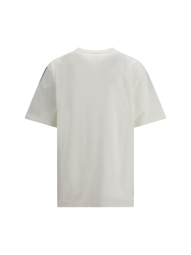 t-shirt skull print white/silver by Selfnex