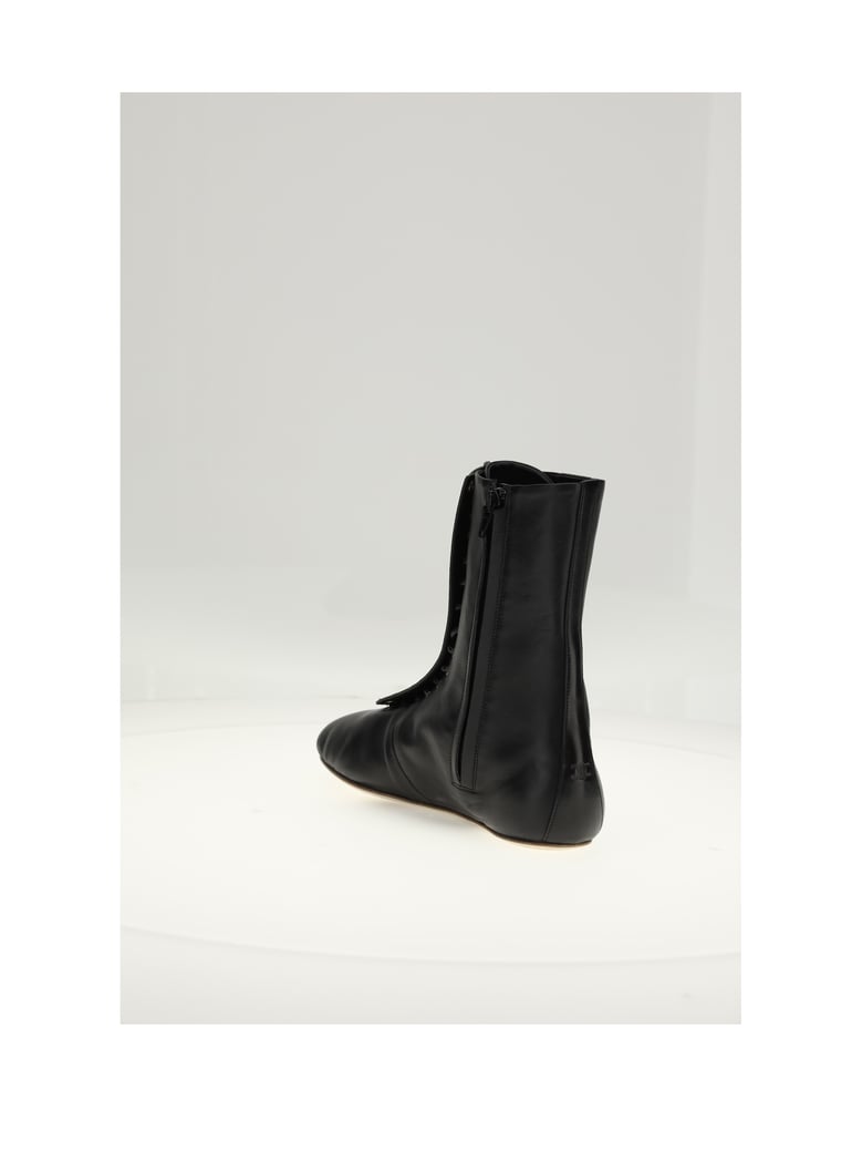 lace-up boot 05 black by Selfnex
