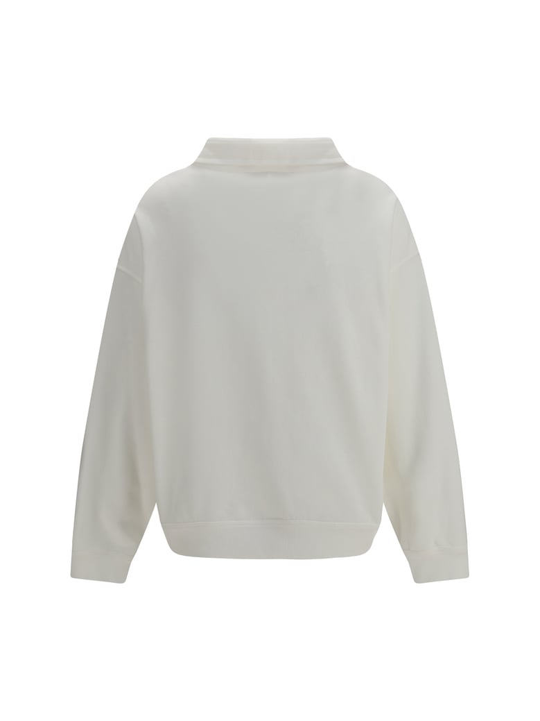 sweatshirt with logo patch off white by Selfnex