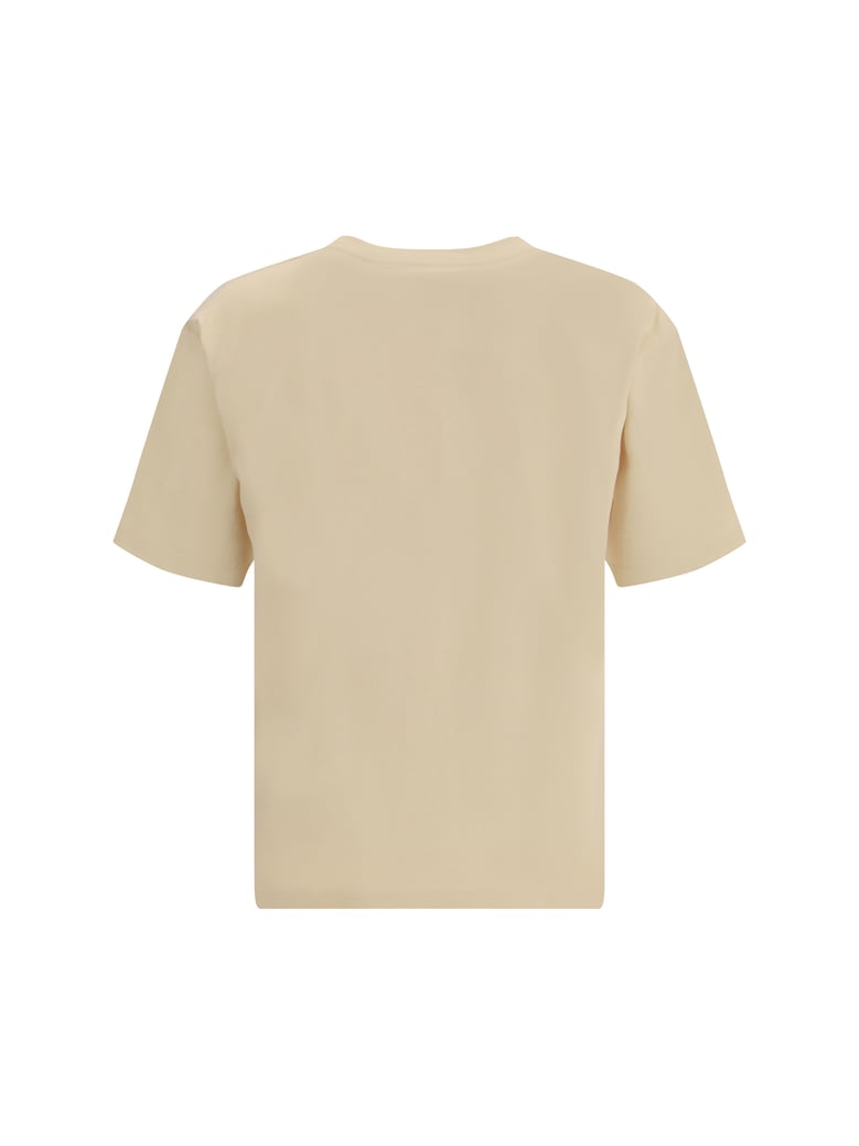 cotton t-shirt cream/black by Selfnex