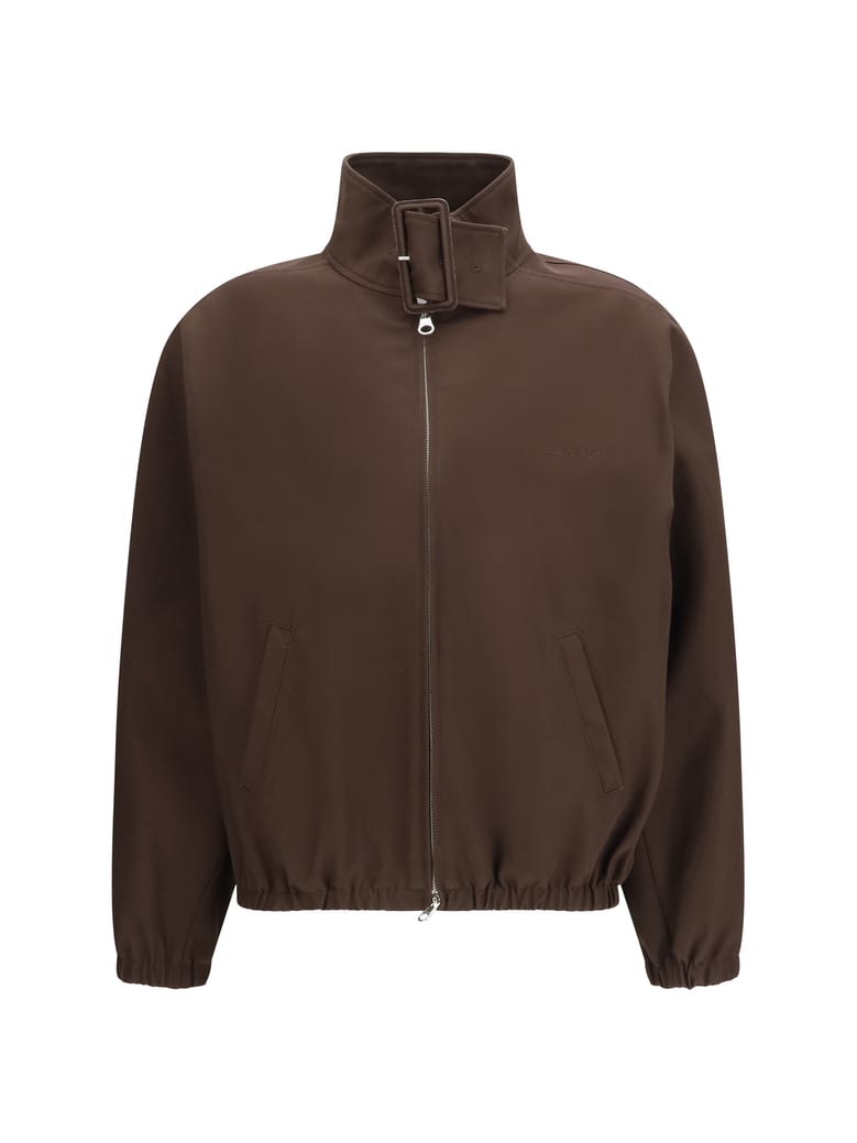 bomber jacket zip-up chocolate by Selfnex