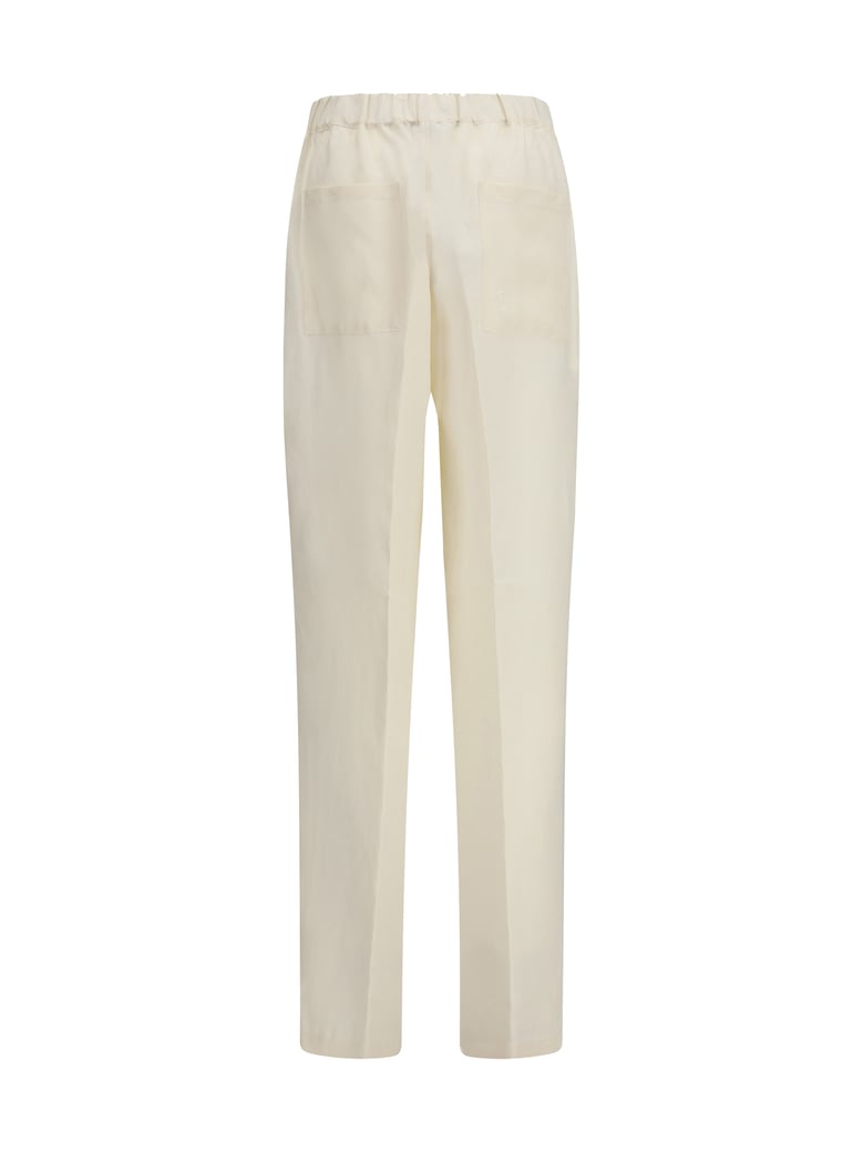 pants linen and viscose cream by Selfnex