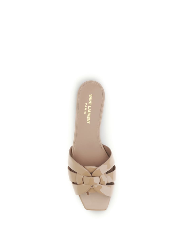 sandals tribute patent leather nude by Selfnex