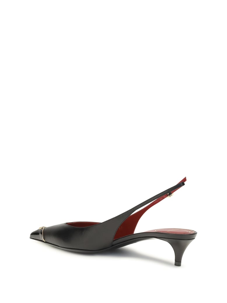 pumps vlogo signature black calf leather by Selfnex