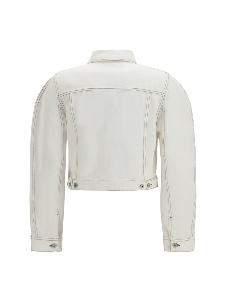 denim jacket ovalo off-white/tabac by Selfnex