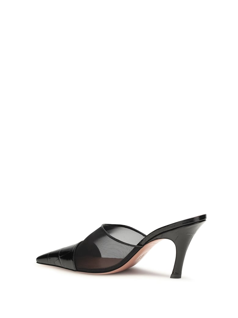 mules jamie mesh black by Selfnex
