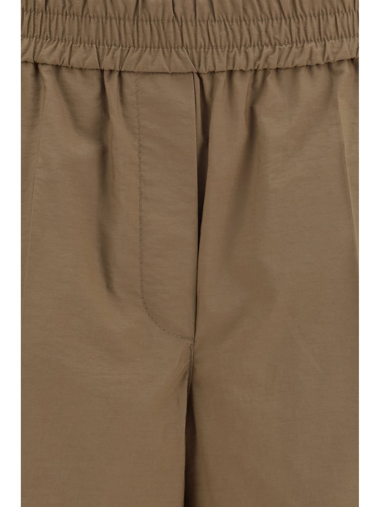 trousers with elasticated waist, dune by Selfnex
