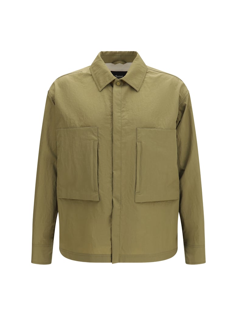 shirt jacket olive green by Selfnex