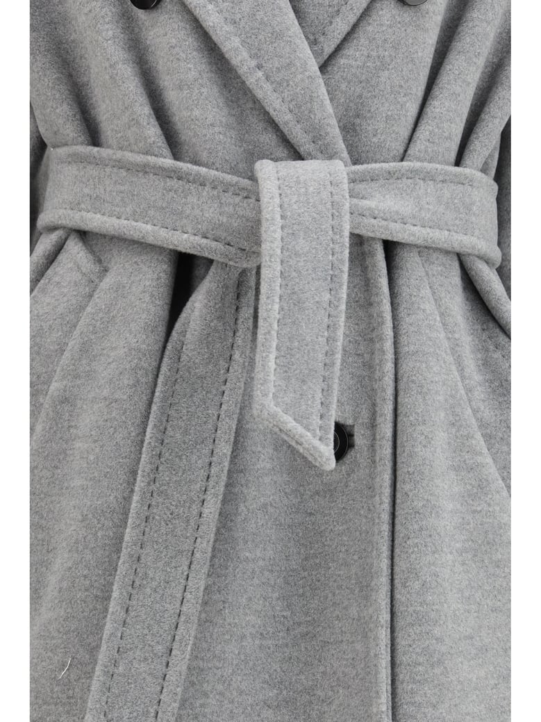 coat madame light grey by Selfnex