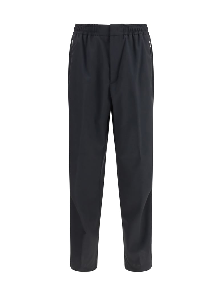 straight pants black by Selfnex