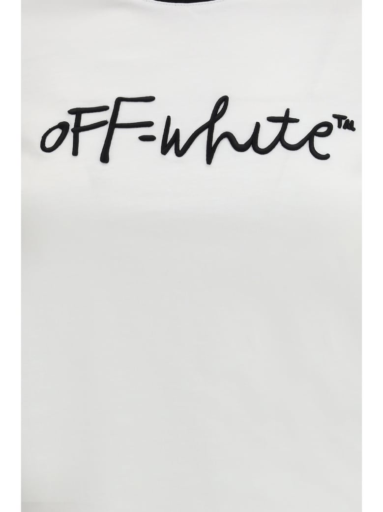 t-shirt script white/black by Selfnex