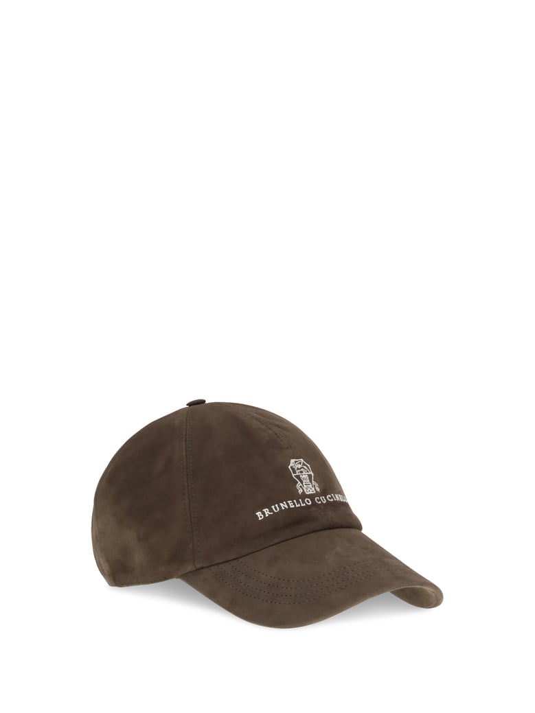 baseball cap suede espresso/pearl by Selfnex