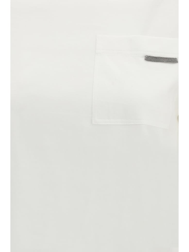 cotton t-shirt white by Selfnex