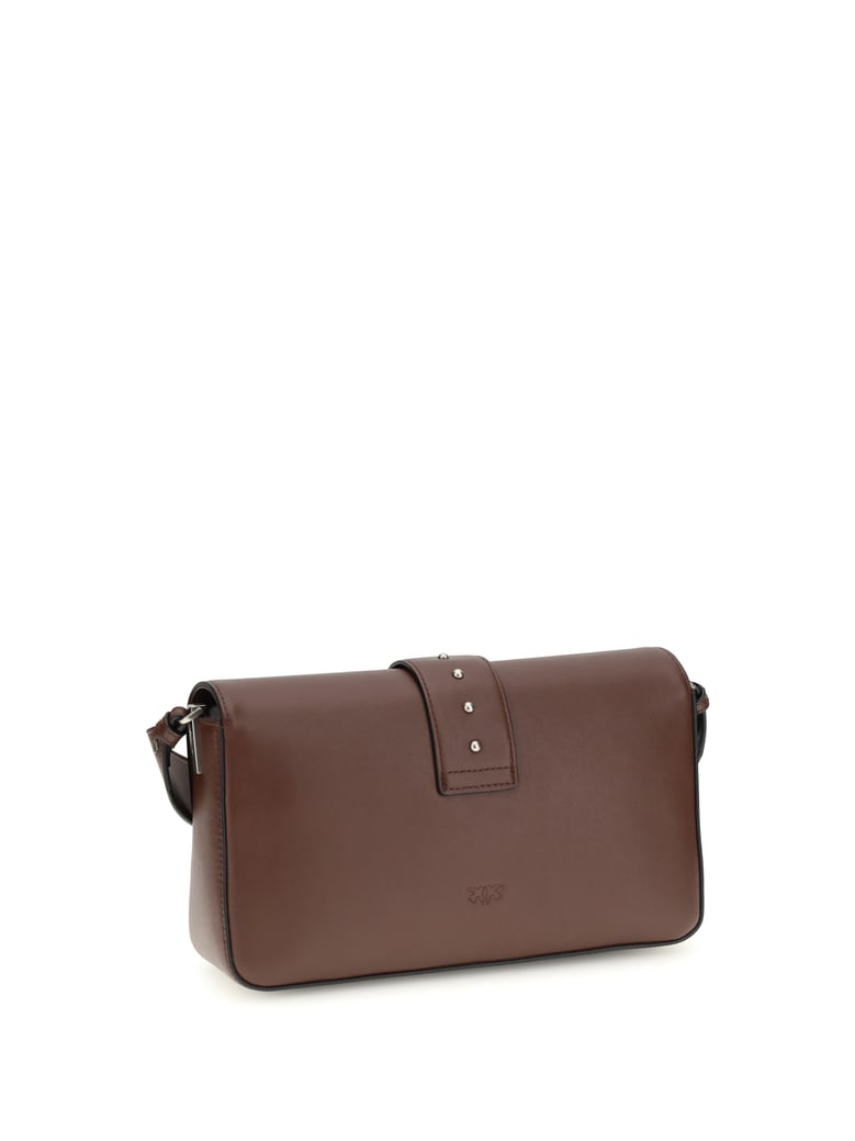 shoulder bag love one wine red/old silver by Selfnex