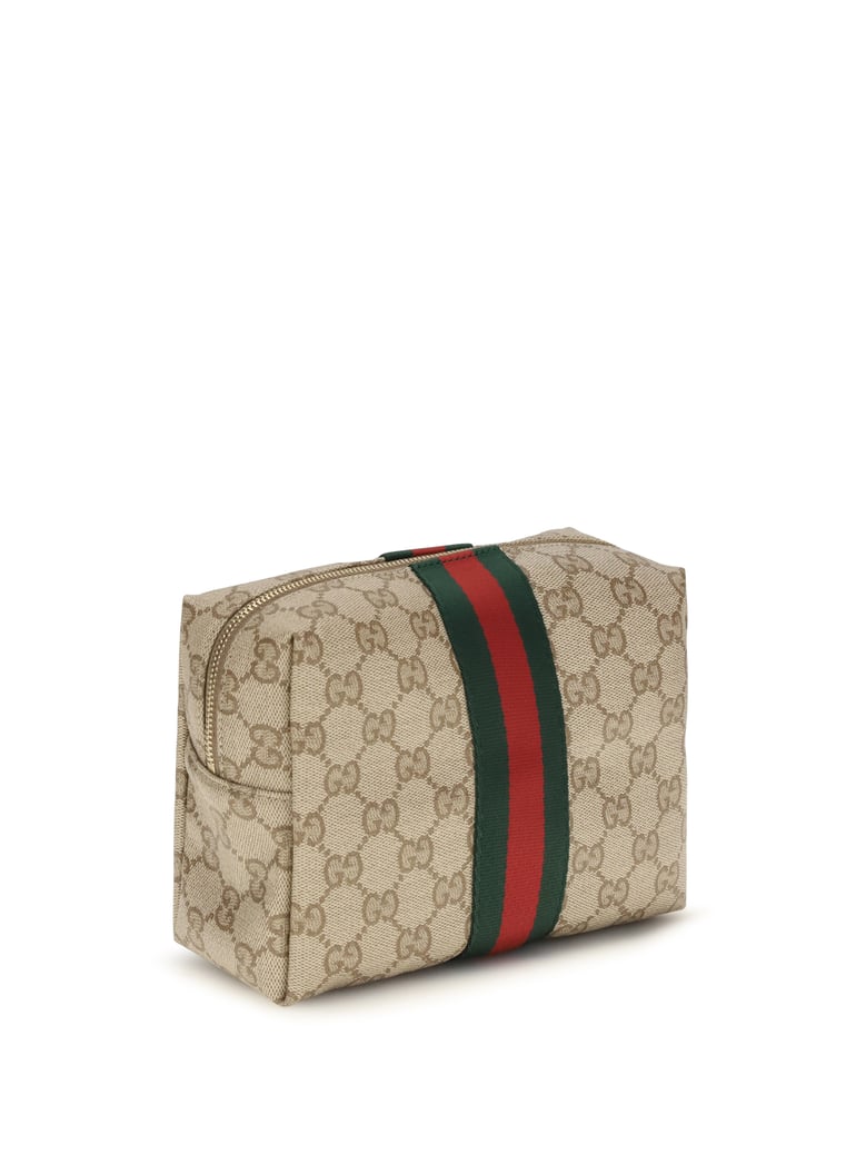 beauty case with web stripe by Selfnex