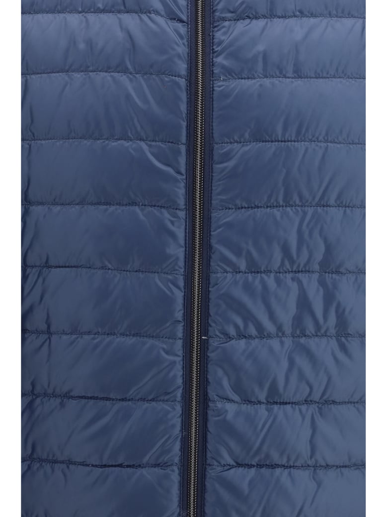 reversible gilet teal/white by Selfnex