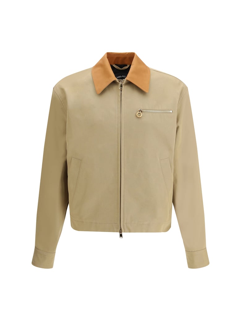 cotton jacket warm beige by Selfnex