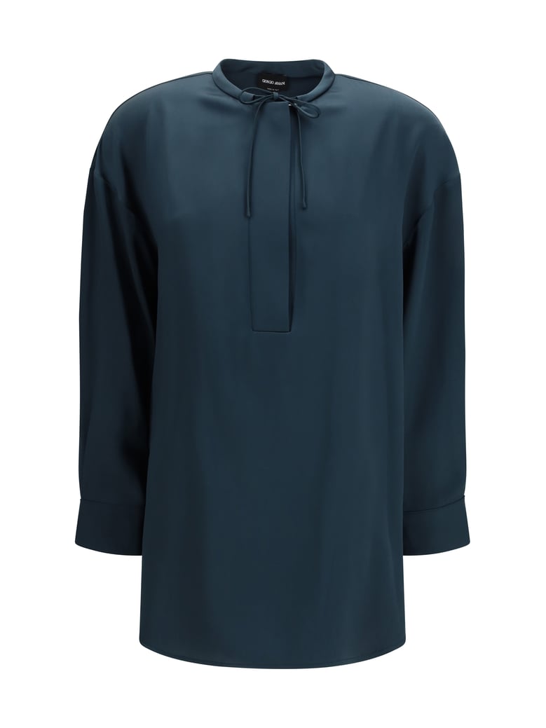 lavallière blouse sea moss by Selfnex