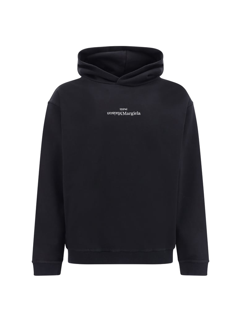 hoodie black/white embroidery by Selfnex