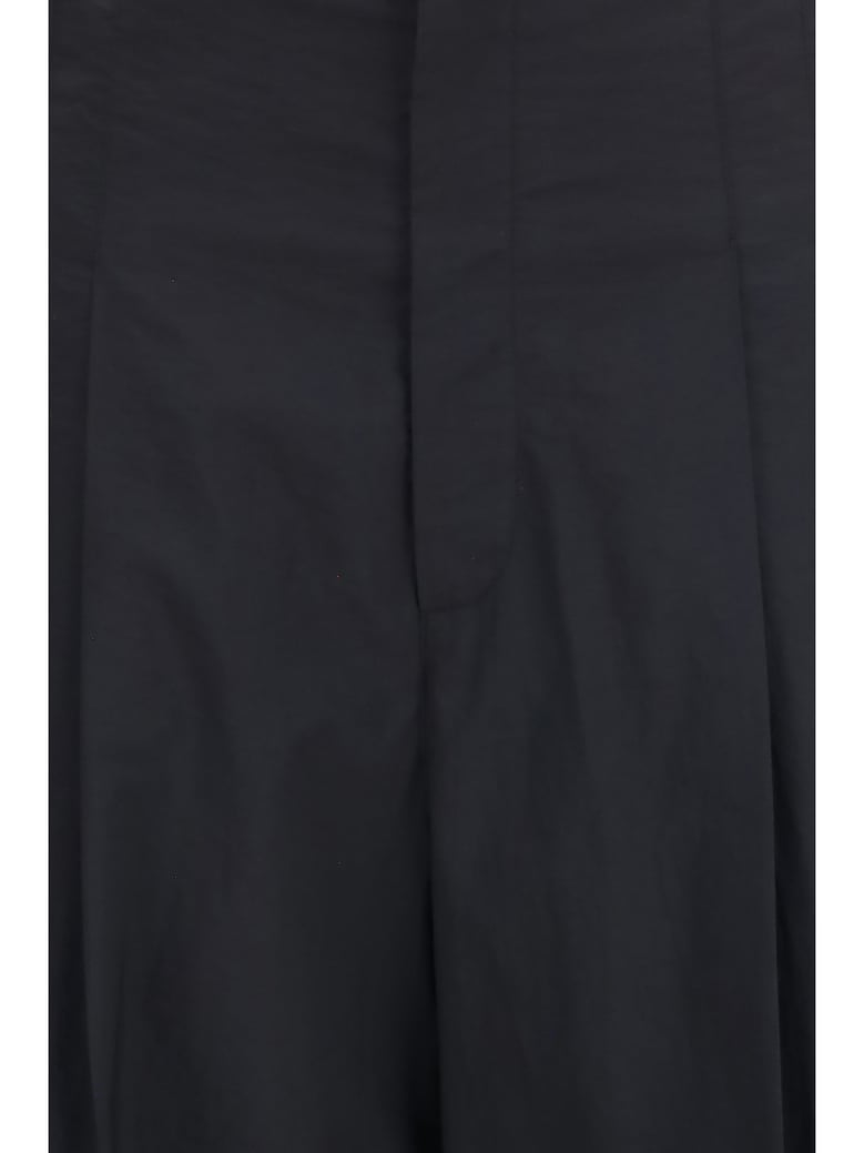 pants tech cotton poplin black by Selfnex