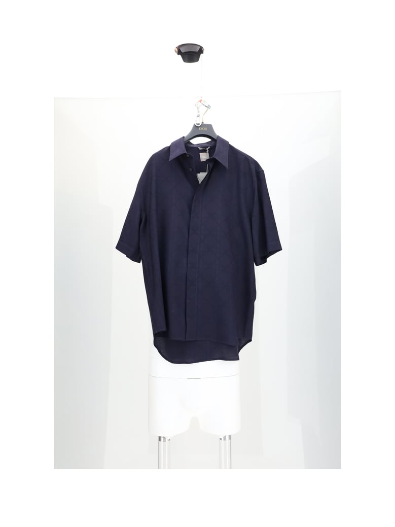 shirt cannage navy blue by Selfnex