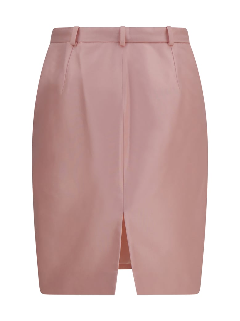 skirt silk faille hopeful pink by Selfnex