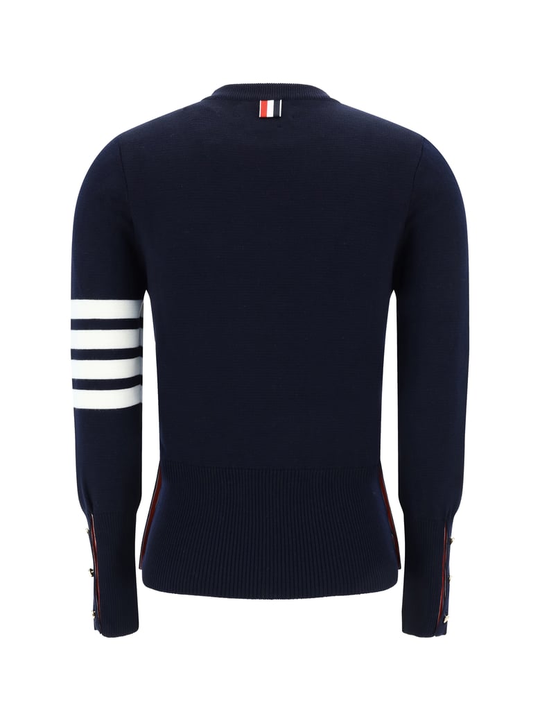 sweater virgin wool navy by Selfnex