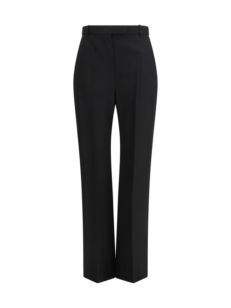trousers black cotton by Selfnex