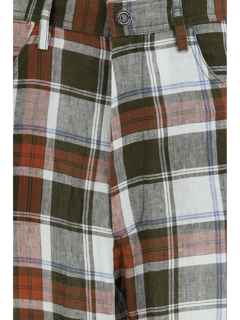 trousers courtney green linen by Selfnex